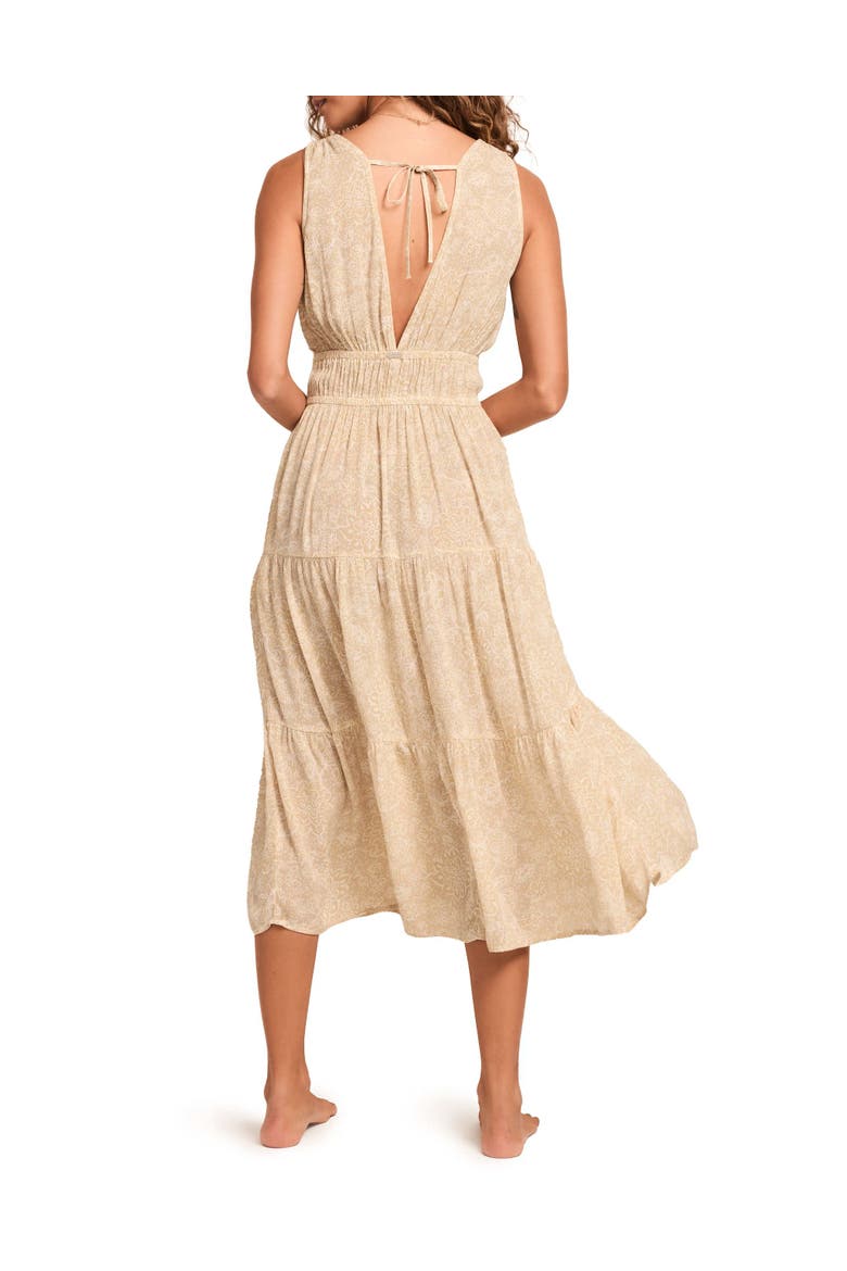 Zahira Lounge Dress, Alternate, color, Floral beige