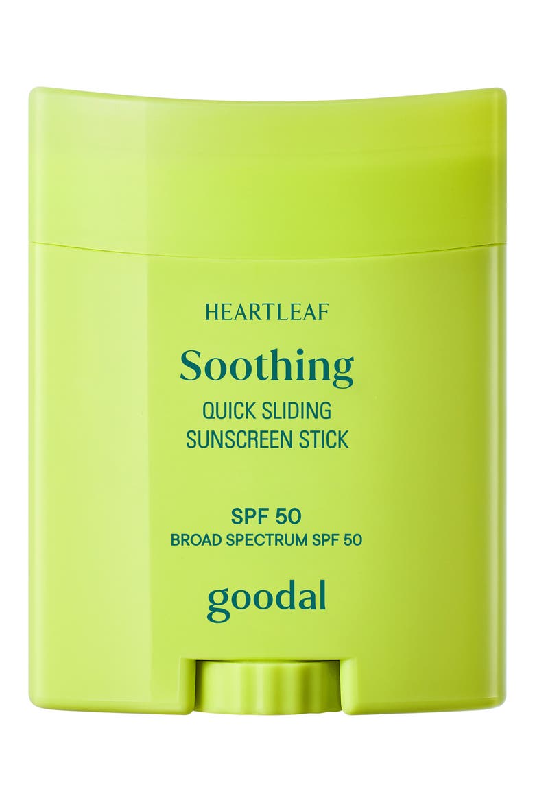 Heartleaf Soothing Sunscreen Stick SPF 50, Main, color, NO COLOR