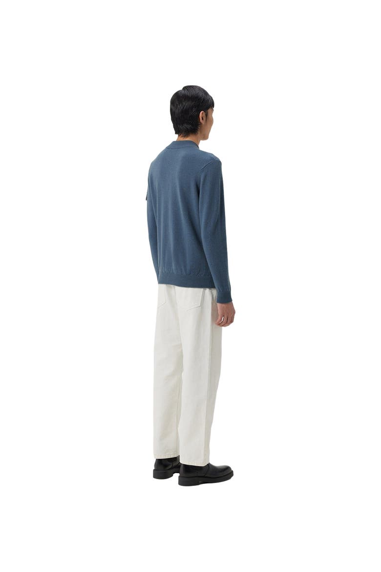 Cashmere Bomber, Alternate, color, china blue
