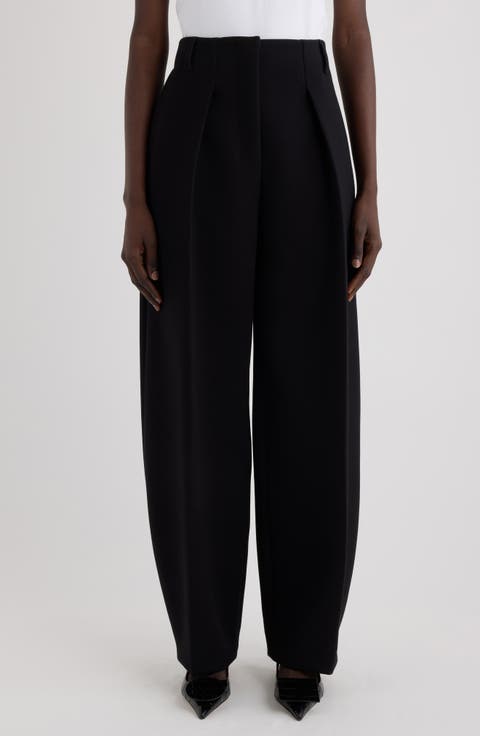 パンツ JACQUEMUS Carini wide-leg trousers Jacquemus Le Pantalon Criollo wide-leg Trousers | Brown