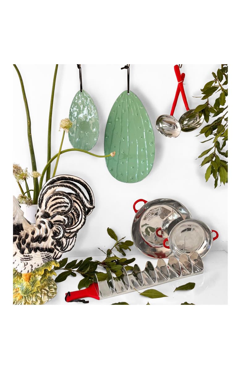 Lunares San Miguel Nopales Platter, Alternate, color, Silver