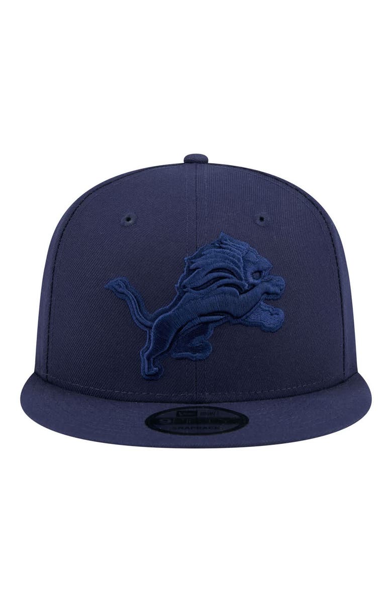 New Era Men's New Era Navy Detroit Lions Colorpack 9FIFTY Snapback Hat, Alternate, color, Navy