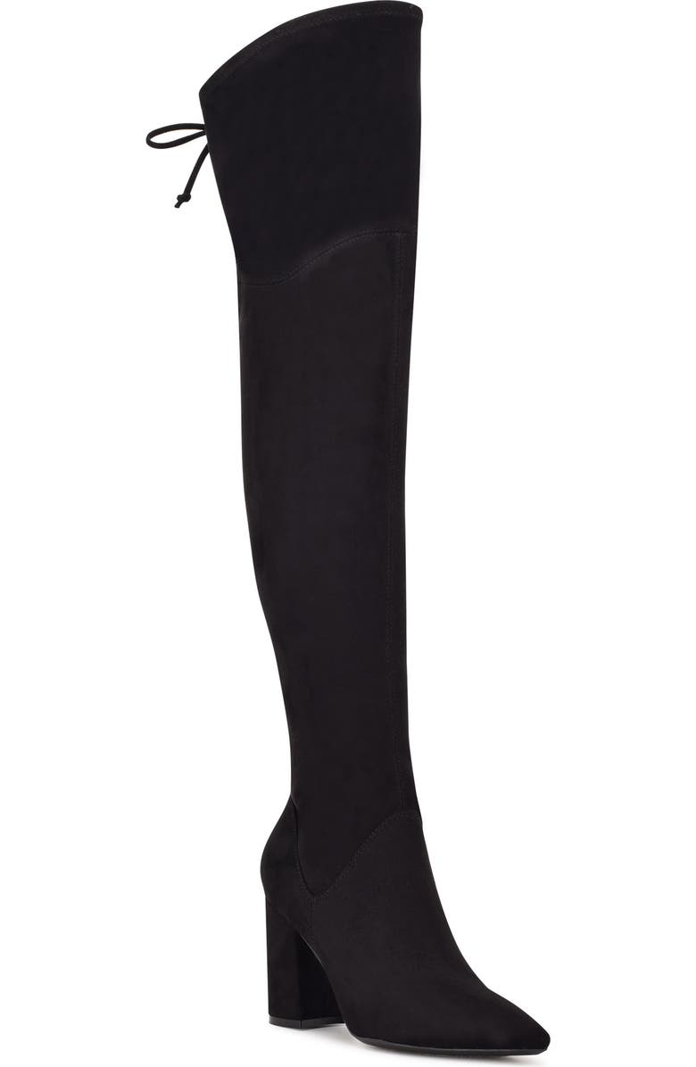 Nine West Ceeya Pointed Toe Over the Knee Boot, Main, color,