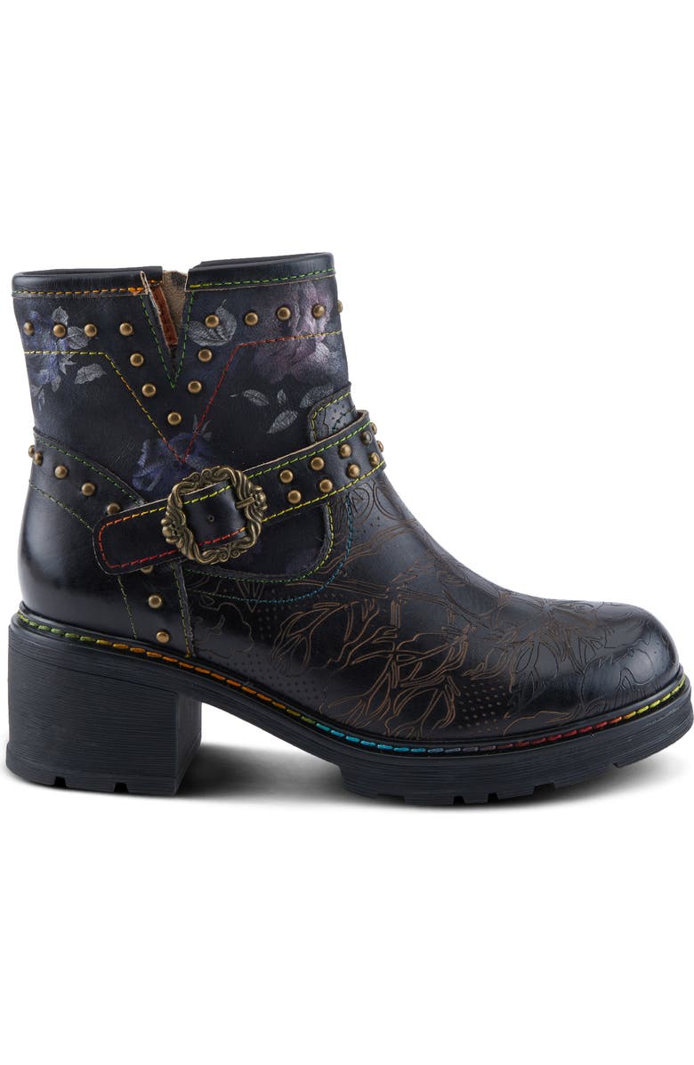 L'Artiste by Spring Step Branchout Platform Bootie, Alternate, color, Black Multi