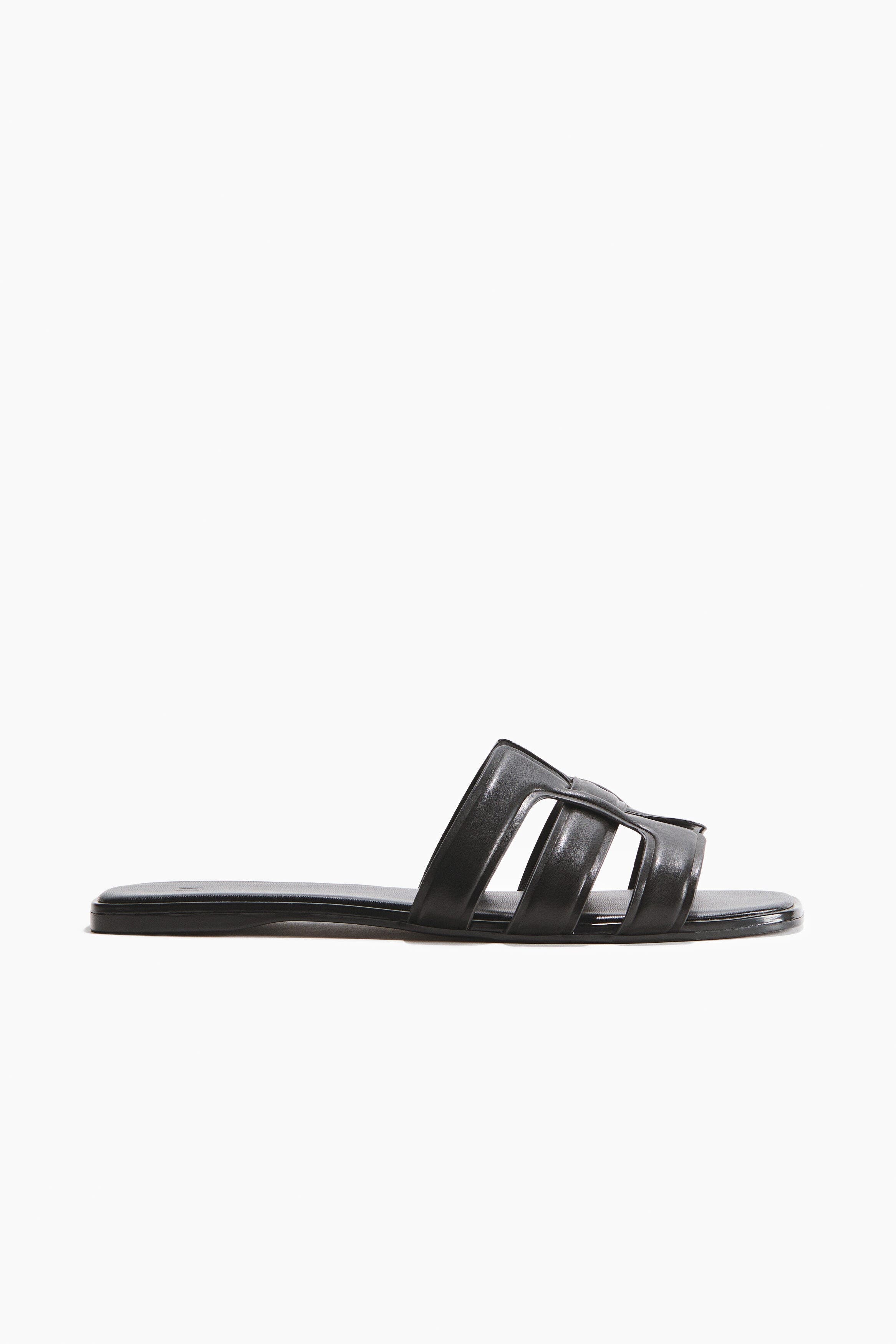 H&M Sandals, Alternate, color, Black