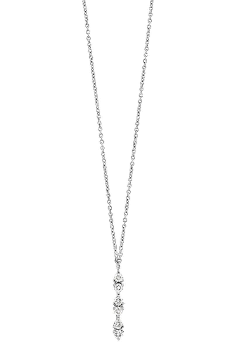Bony Levy Liora Drop Pendant Necklace, Main, color, 18K White Gold