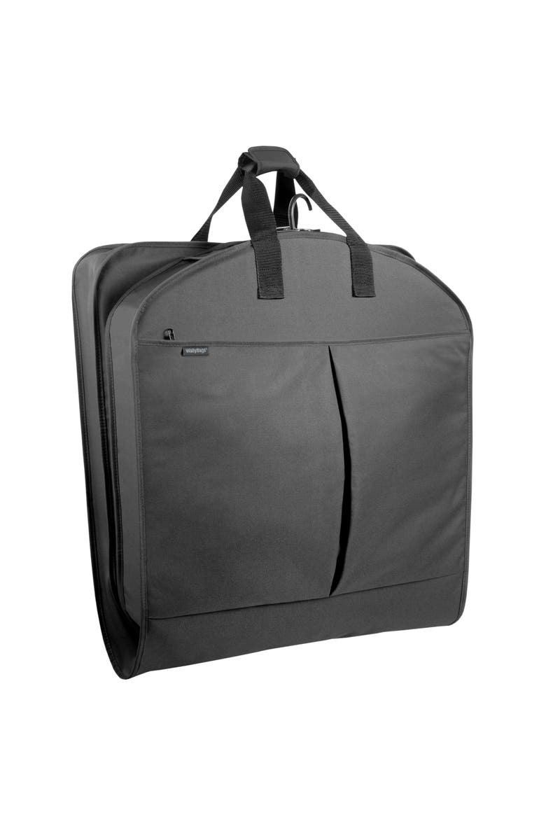 Premium 52 Inch Travel Garment Bag with Pockets, Main, color, Black