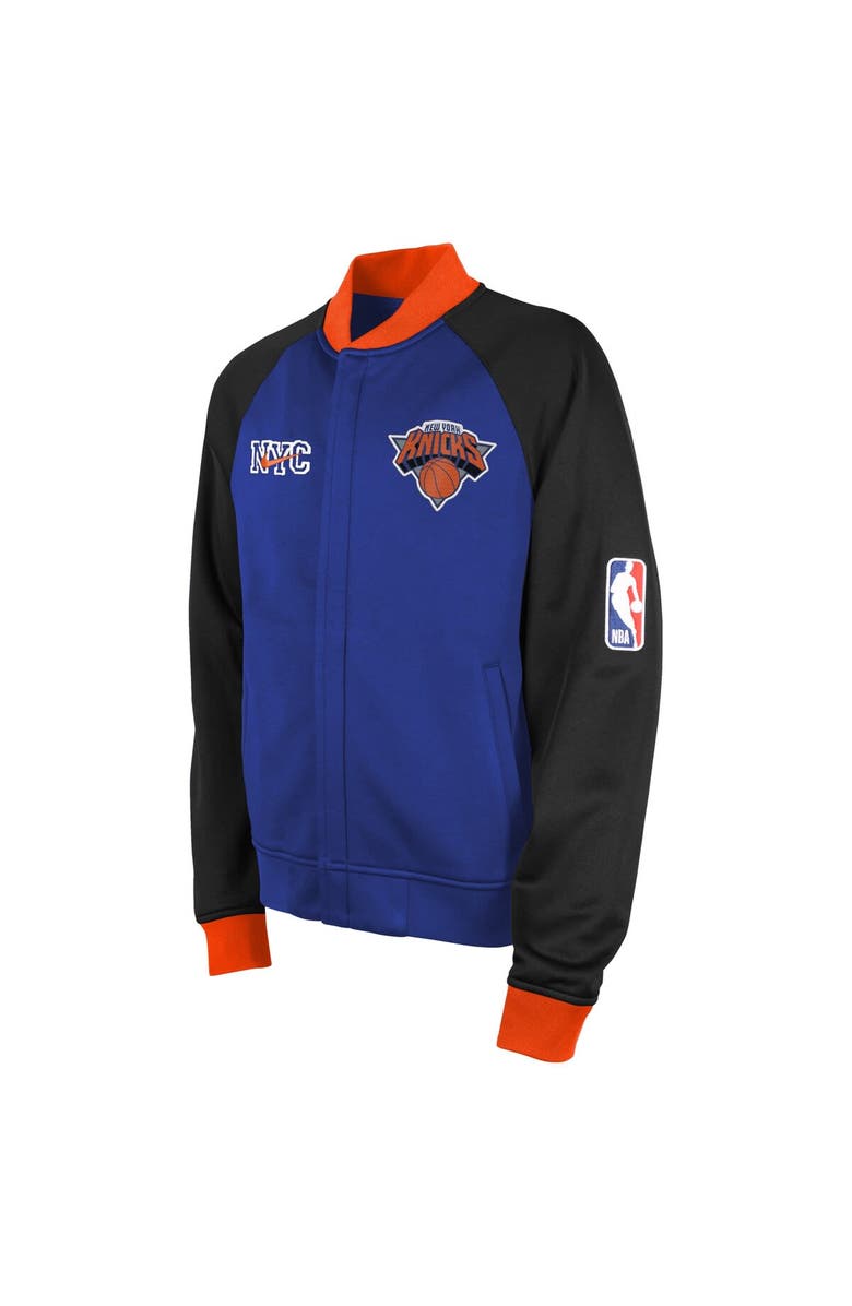 Nike Youth Nike Blue New York Knicks 2023/24 City Edition Authentic Showtime Full-Zip Jacket, Alternate, color,