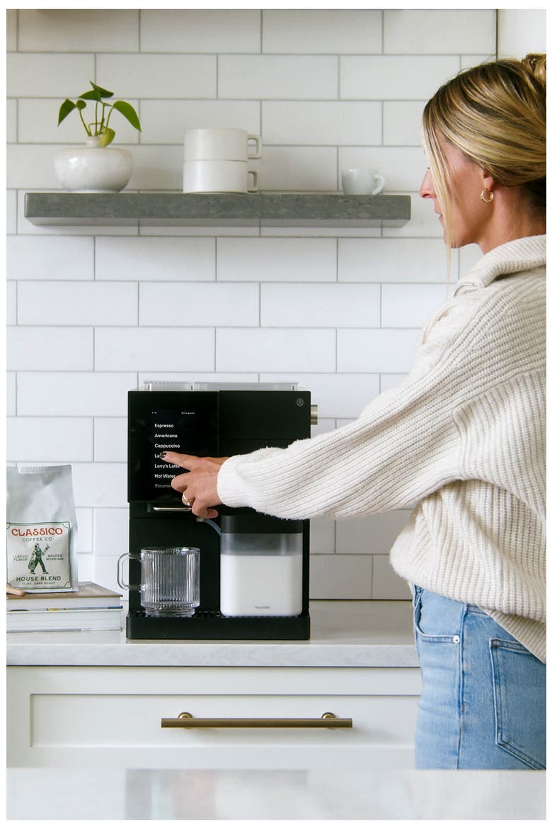 TK-02 Automatic Espresso Machine, Alternate, color, BLACK