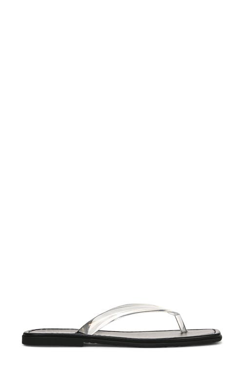 Veronica Beard Clea Flip Flop In Clear