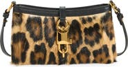 Dolce&Gabbana 125 Anniversary Leopard Print Goat Hair Shoulder Bag