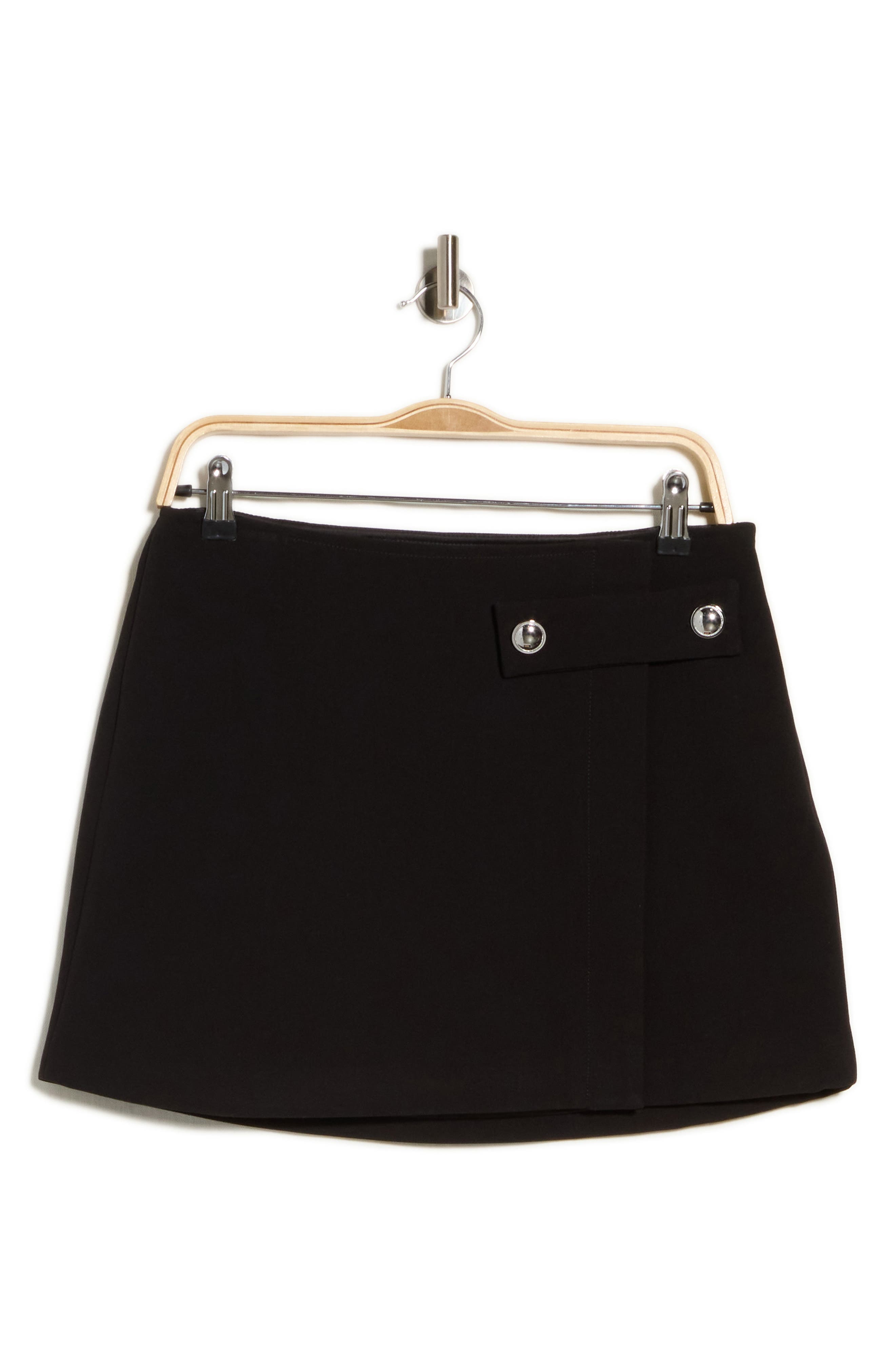 Buttoned Mini Skirt