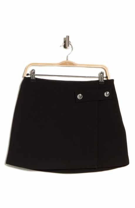 Buttoned Mini Skirt
