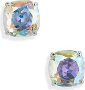 Kate Spade New York mini small square semiprecious stone stud earrings