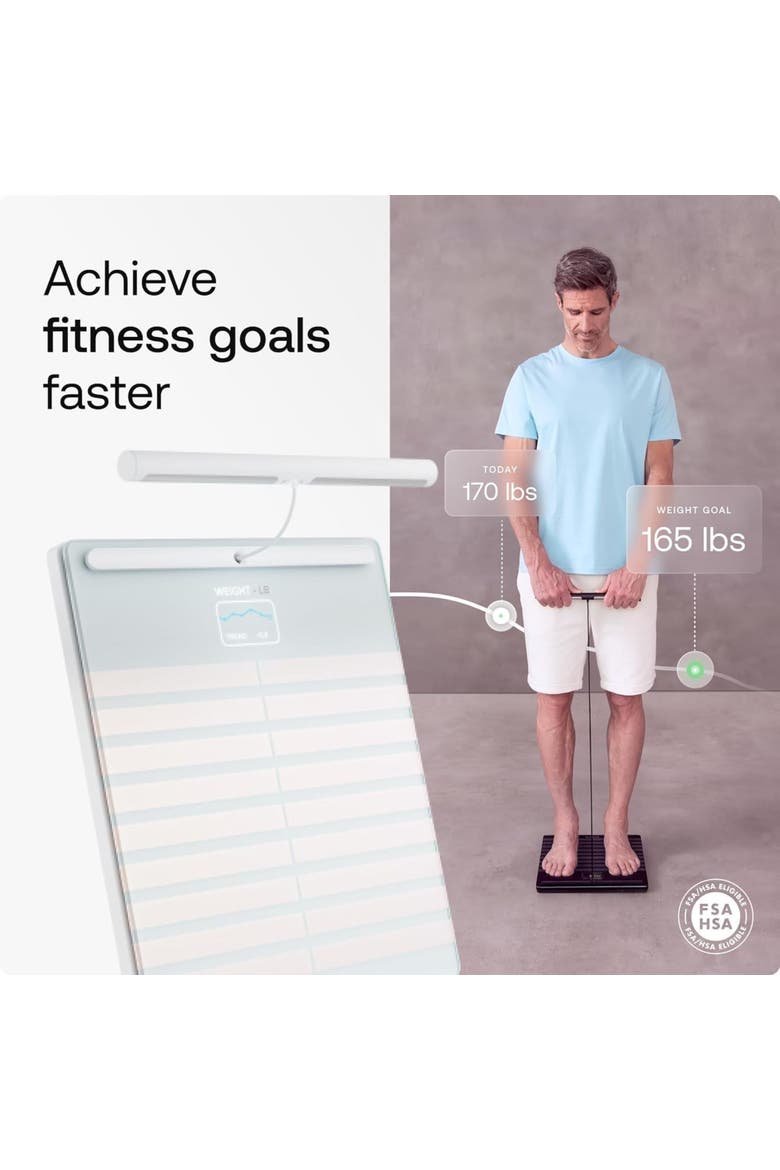 Body Scan - Wi-Fi Connected Scale - White, Alternate, color, White