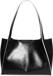 Marni Small East/West Leather Tote