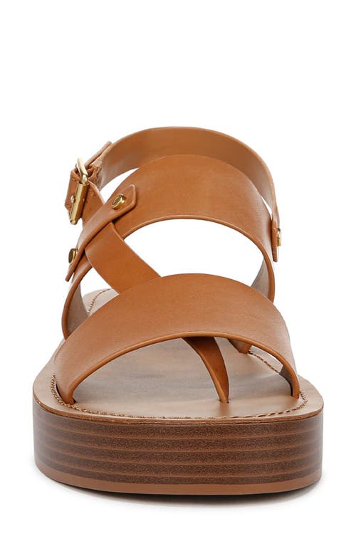 Franco Sarto Genova Slingback Platform Sandal In Brown