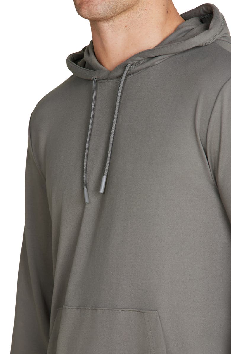 Barefoot Dreams<sup>®</sup> Malibu Collection<sup>®</sup> Butterchic Knit<sup>®</sup> Hoodie, Alternate, color, Olive Branch