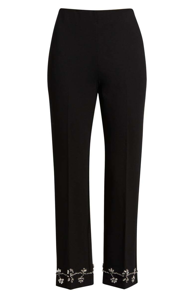 Anne Klein Rhinestone Embellished Hollywood Waist Pull-On Pants, Alternate, color,