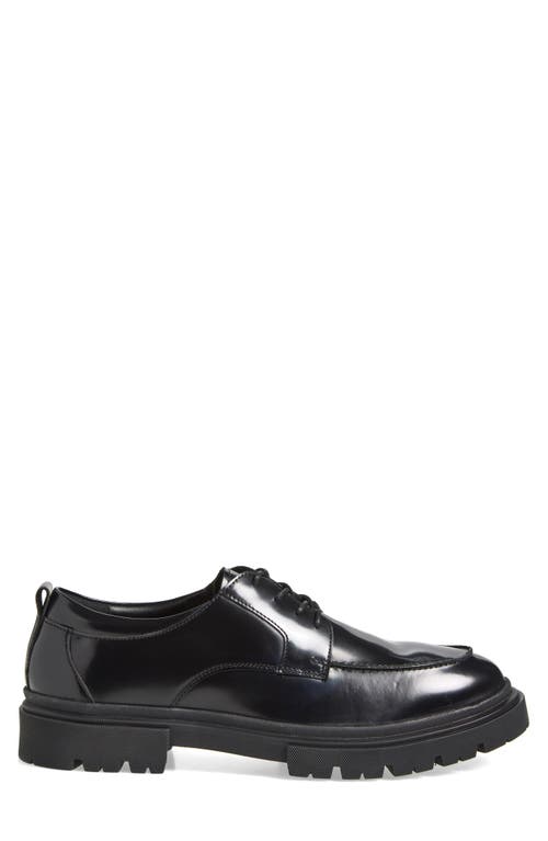 Steve Madden Zuri Lug Sole Derby In Black Box