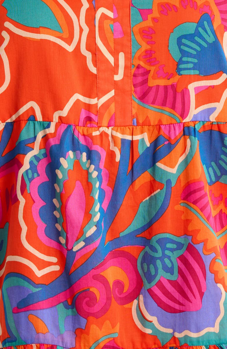 SUGARLIPS Baila Floral Gemmely Shift Mini Dress, Alternate, color, Red-Multi