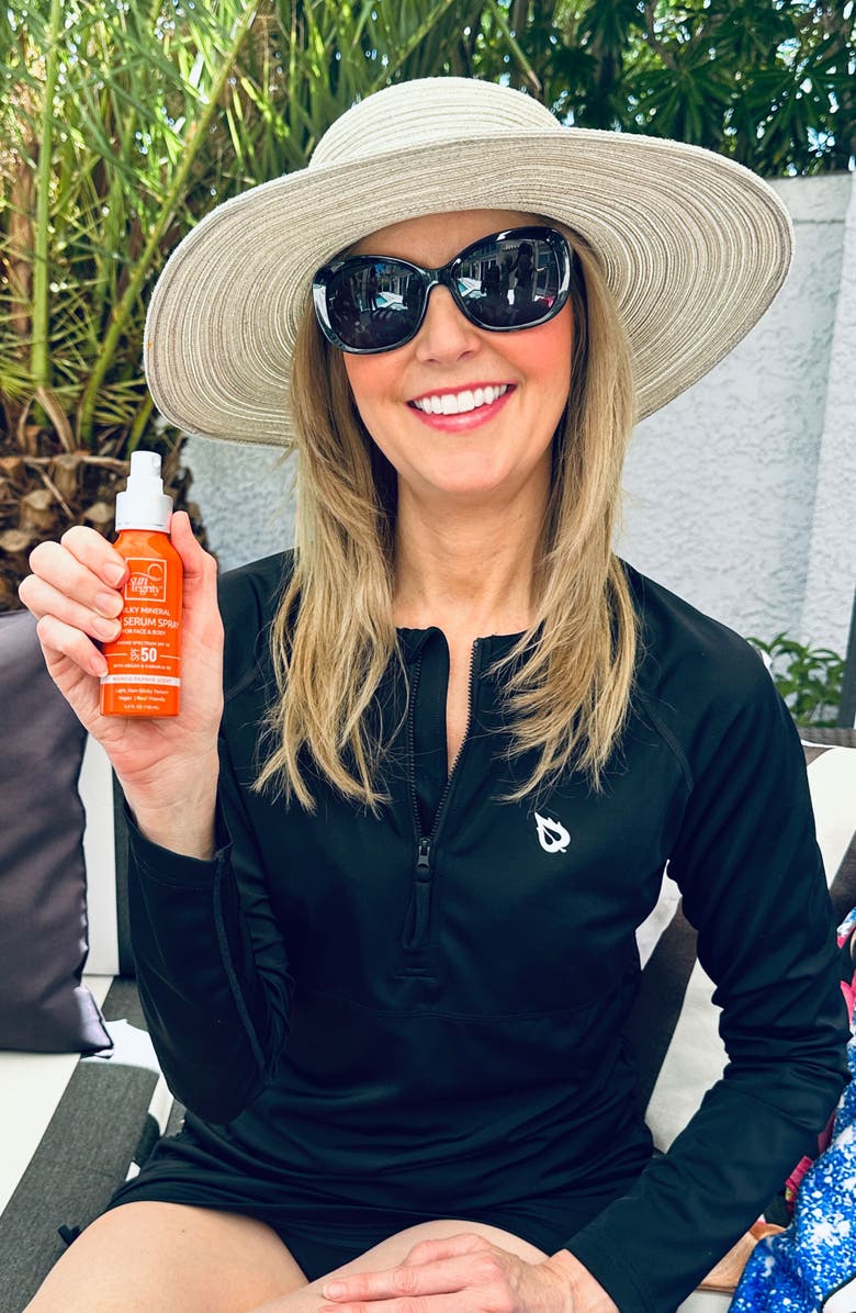 SUNTEGRITY Milky Mineral Sun Serum Spray Broad Spectrum SPF 50, Alternate, color,