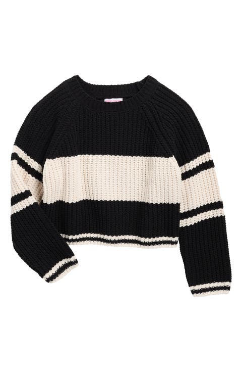 Kids' Colorblock Stripe Sweater (Big Kid)