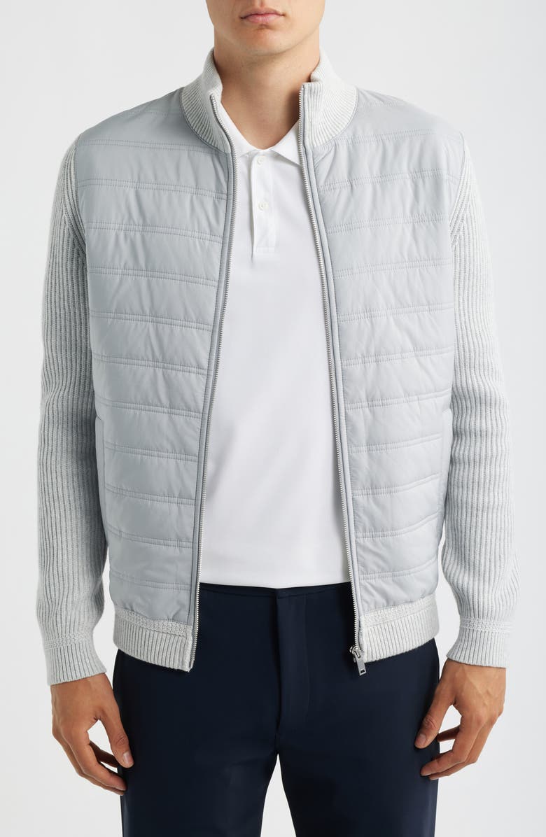 Reiss Townsend Bomber Jacket, Main, color,