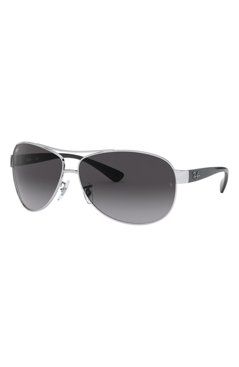 Ray-Ban 67mm Gradient Pilot Sunglasses, Alternate, color, 