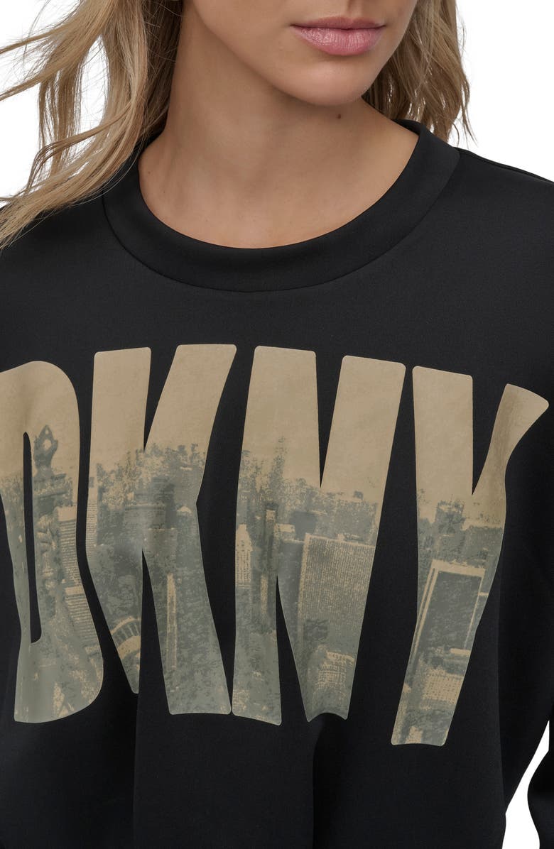 DKNY Logo Graphic Top, Alternate, color,
