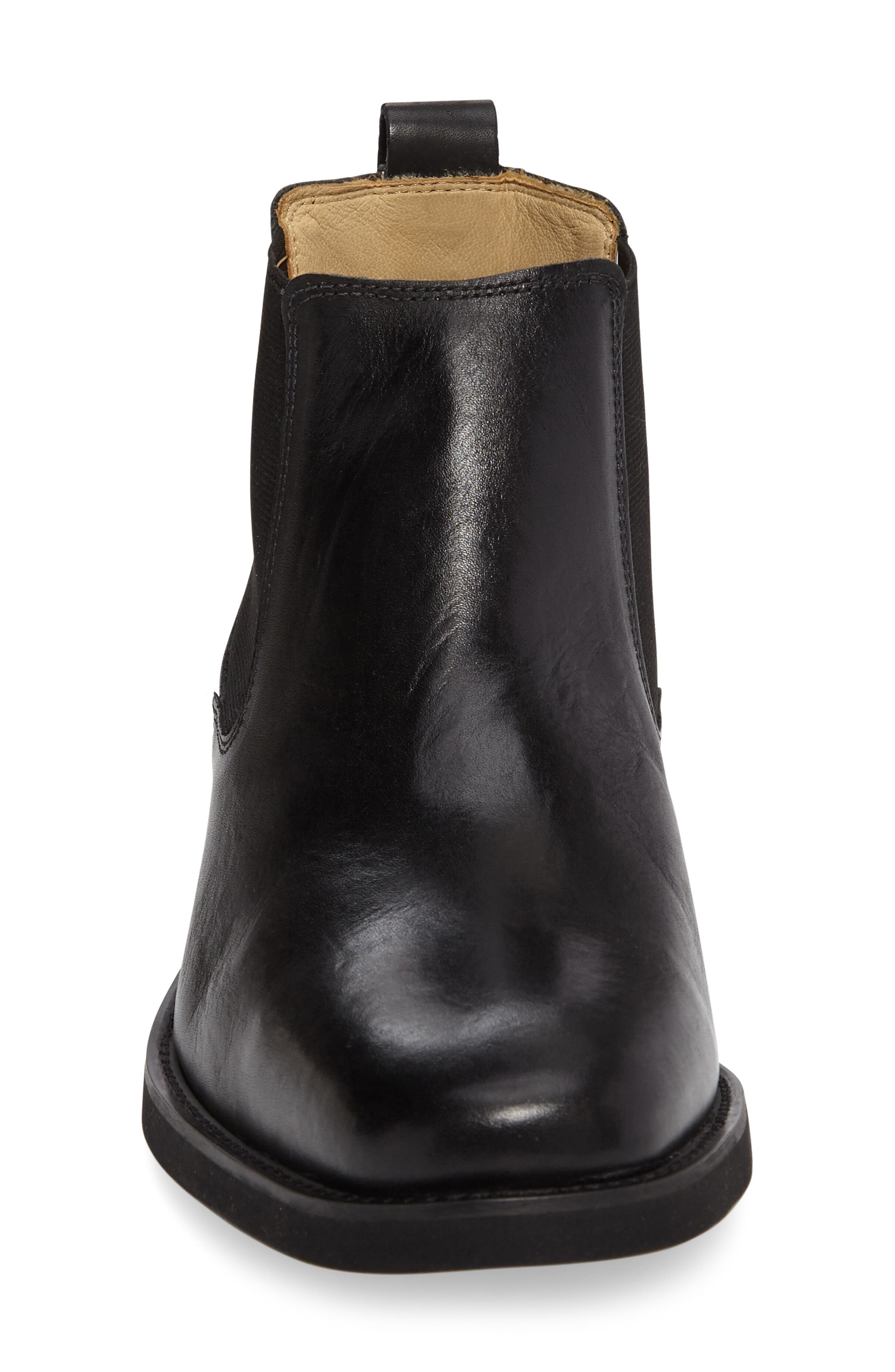 Anatomic & Co. Cardoso Chelsea Boot, Alternate, color, BLACK LEATHER