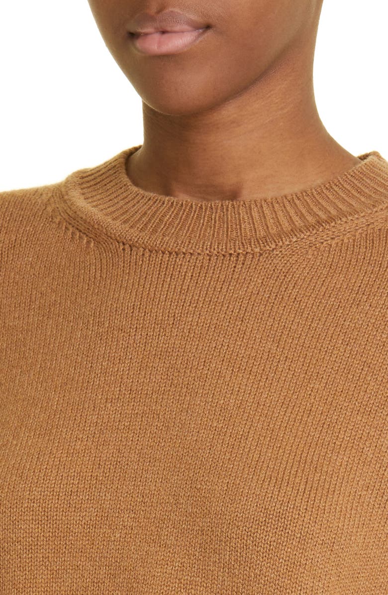 Jil Sander Slouchy Crewneck Cashmere Sweater, Alternate, color,