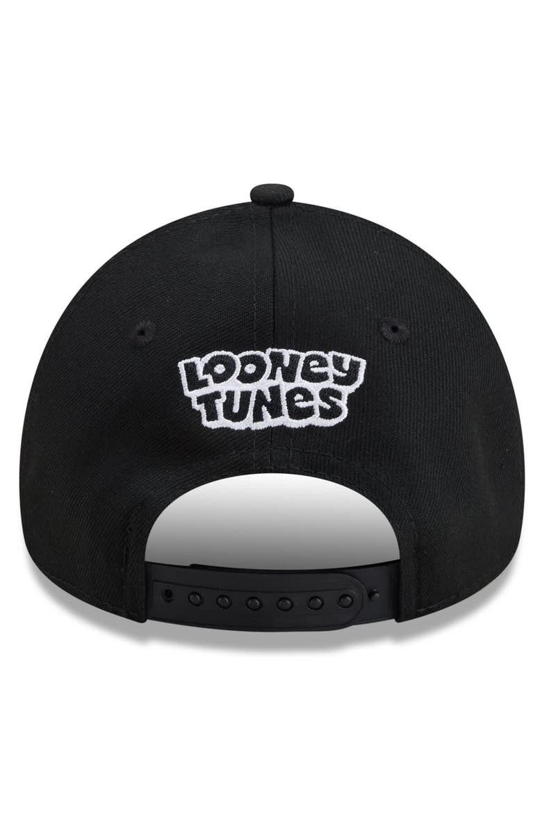 New Era Youth New Era Black Chicago White Sox Looney Tunes A-Frame 9FORTY Adjustable Hat, Alternate, color, Black