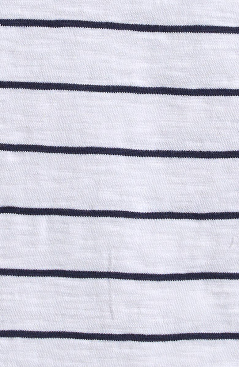 Nordstrom Kids' Stripe Cotton T-Shirt, Alternate, color, White- Navy Agatha Stripe