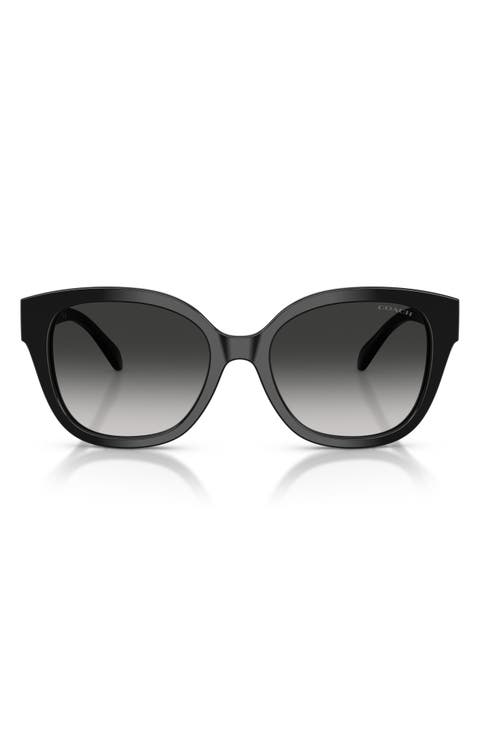 56mm Gradient Square Sunglasses