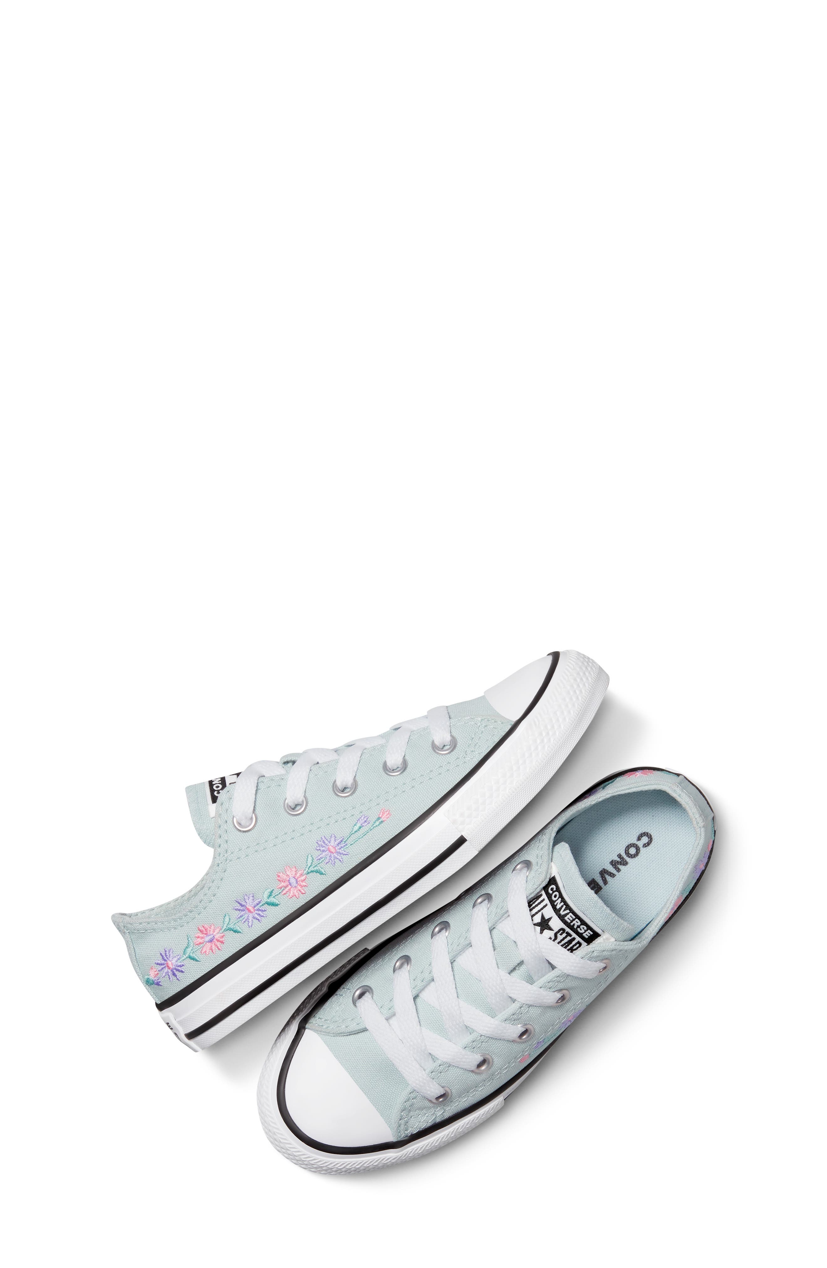 Converse Kids' Chuck Taylor<sup>®</sup> All Star<sup>®</sup> Floral Oxford Sneaker, Alternate, color, 