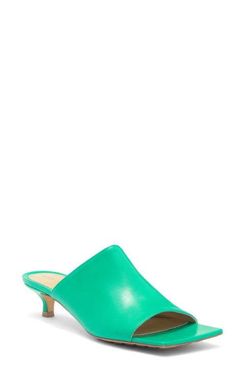 Leather Slide Sandal (Women)