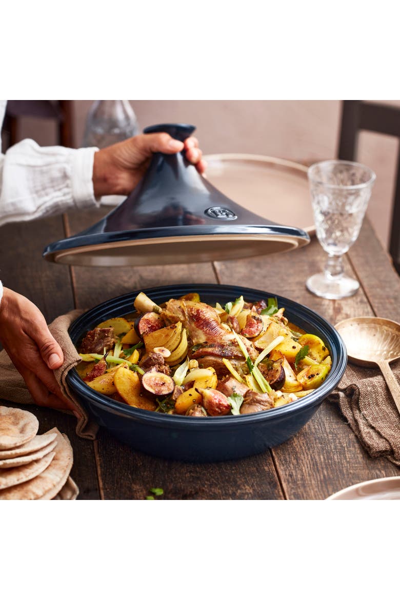 Flame Tagine, 2.1 Quart, Alternate, color, Ocean