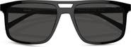 Prada 58mm Rectangular Sunglasses