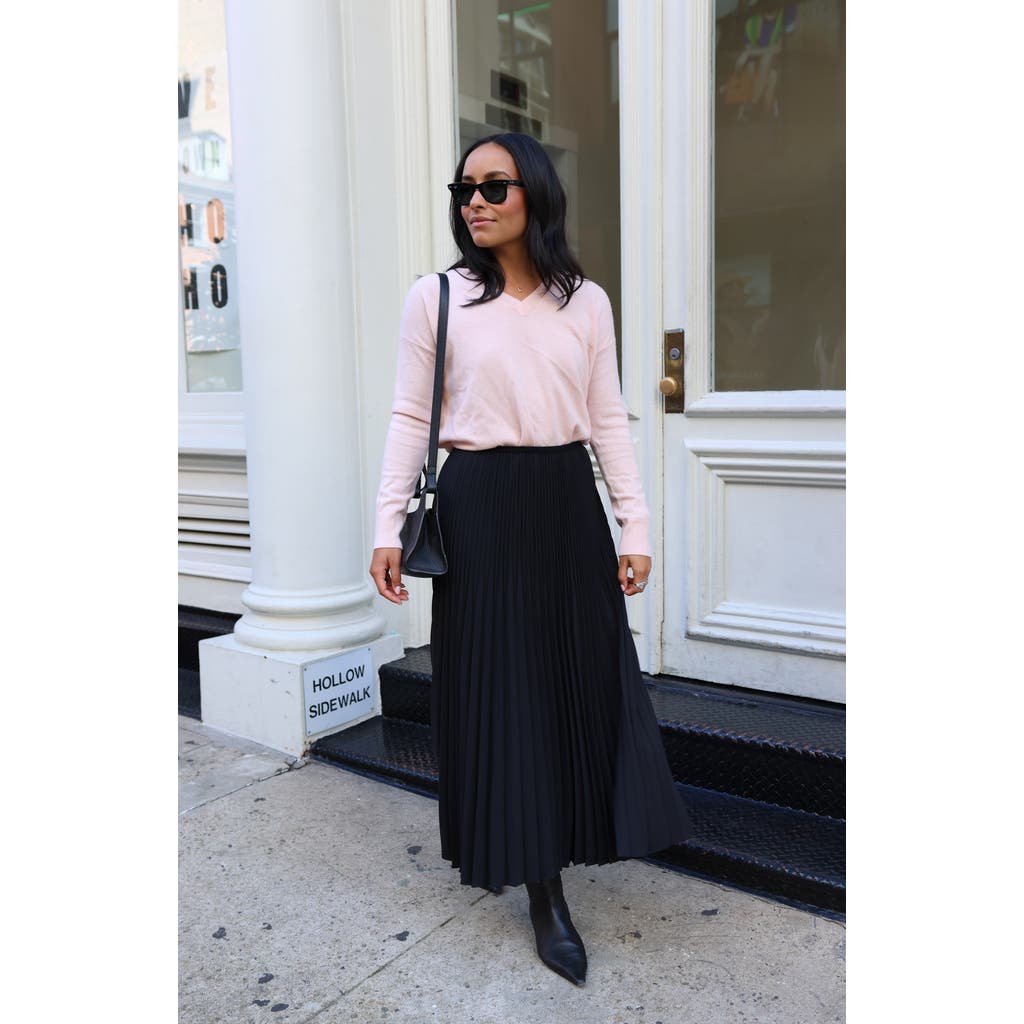 Nordstrom V-neck Cashmere Sweater In Pink