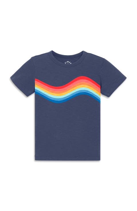Kids Rainbow Wave Tee (Toddler, Little Kid, & Big Kid)