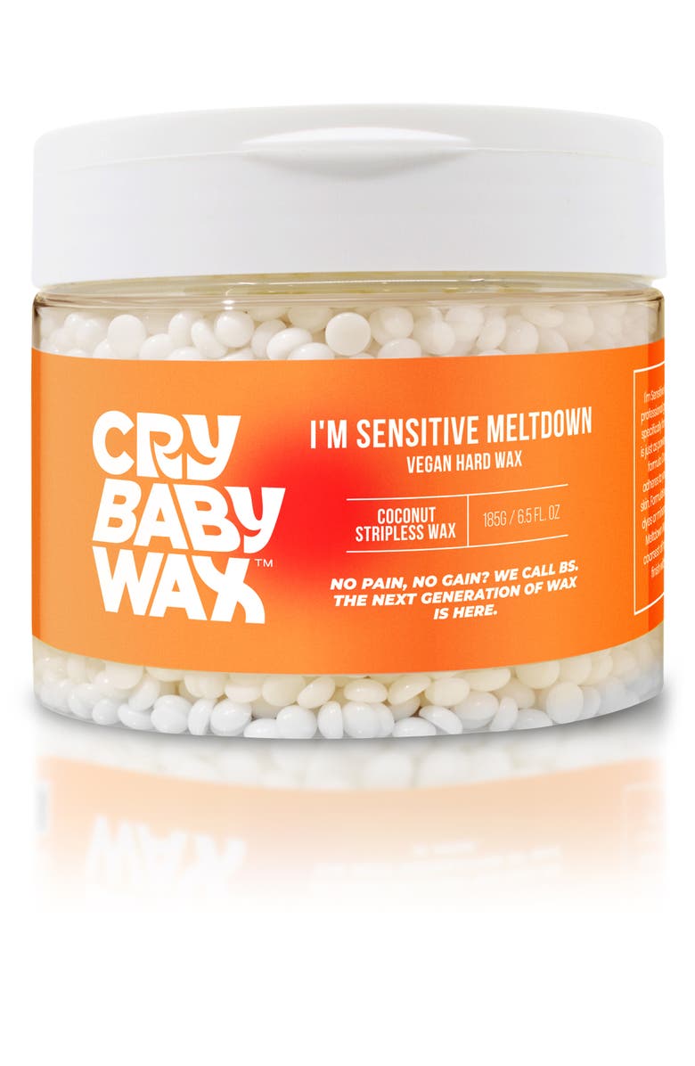 Crybaby Wax I'm Sensitive Meltdown Vegan Hard Wax, Main, color,