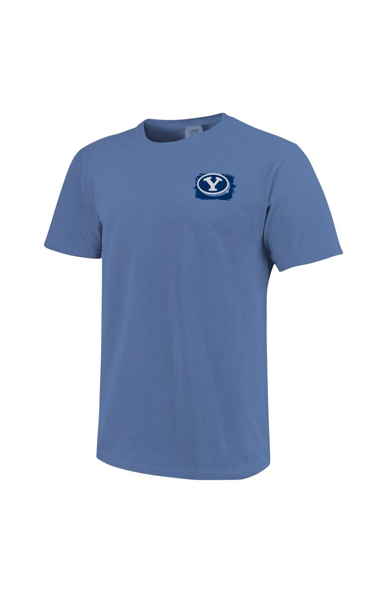 IMAGE ONE Men's Royal BYU Cougars Hyperlocal Comfort Colors T-Shirt, Alternate, color,
