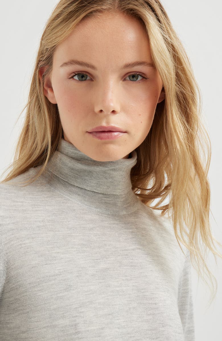 Brunello Cucinelli Lightweight sweater, Alternate, color, Light Grey