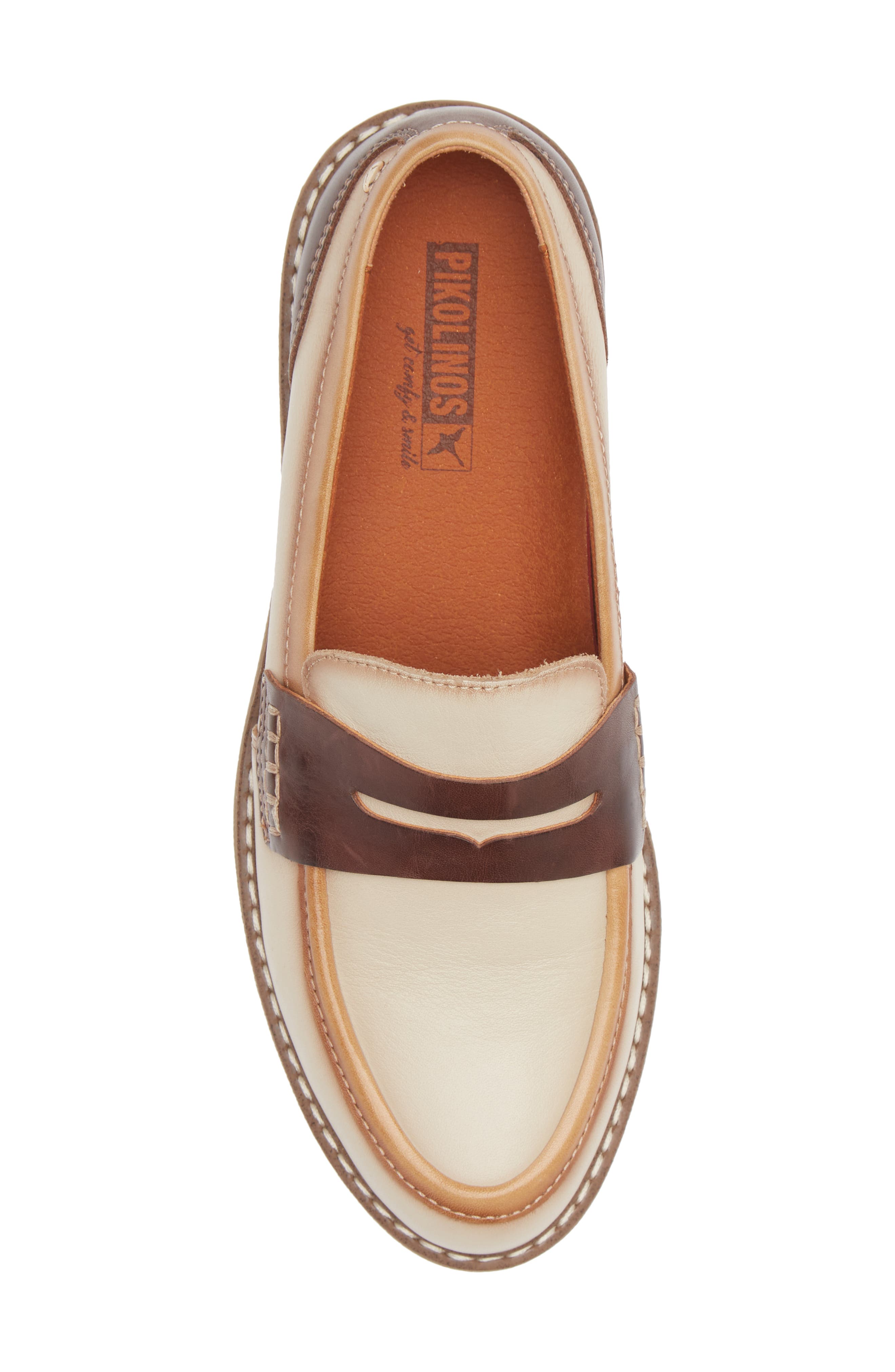 Aldaya Penny Loafer, Alternate, color, MARFIL