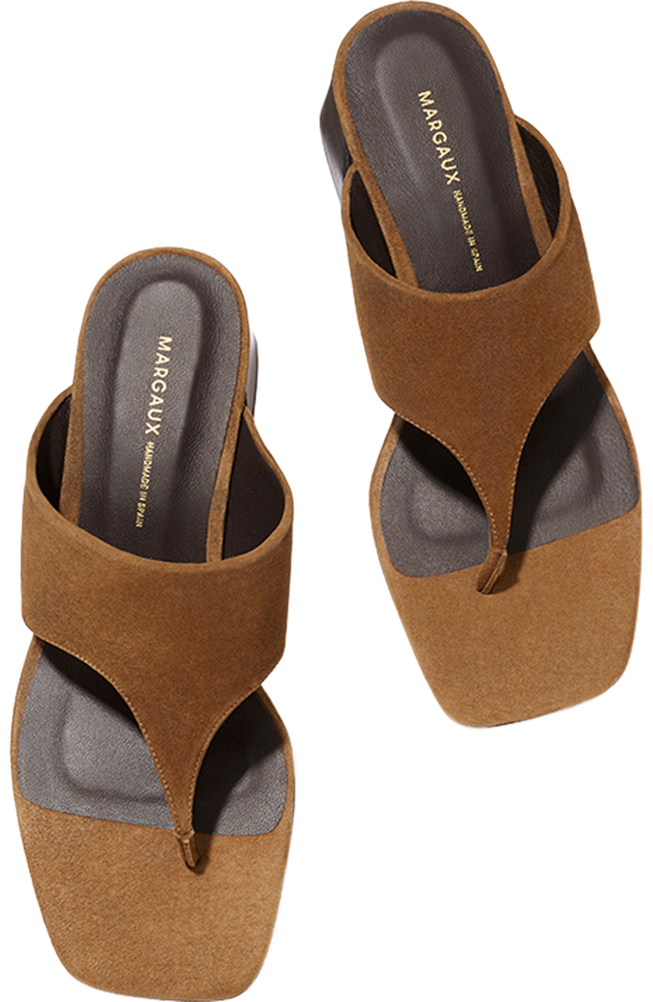 The Deia 50 Sandal, Alternate, color, Nutmeg Suede