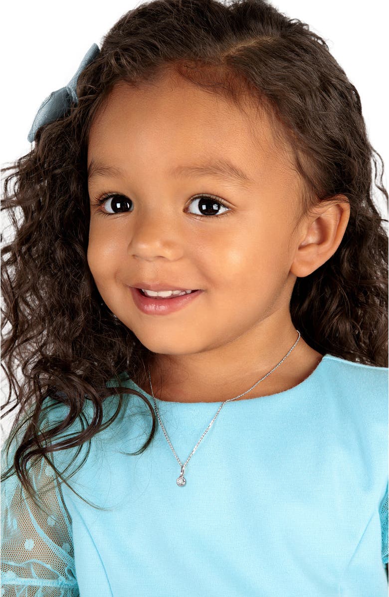 Tiny Blessings Sterling Silver tB<sup>®</sup> Birthstone 12-14" Necklace, Alternate, color, April