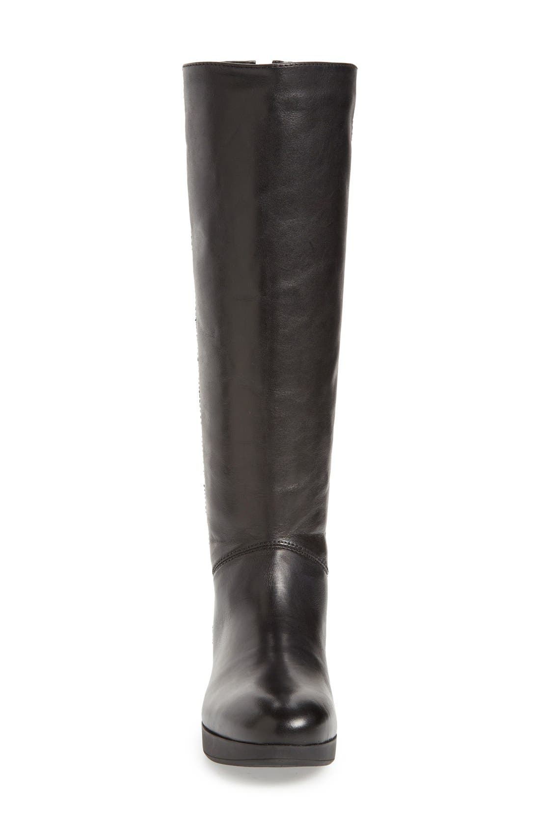 Johnston & Murphy 'Darcy' Tall Waterproof Wedge Boot, Alternate, color, 