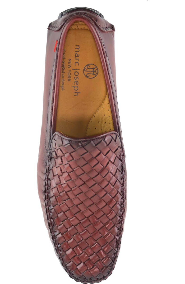 Marc Joseph New York Spring Street Woven Leather Driving Loafer, Alternate, color,