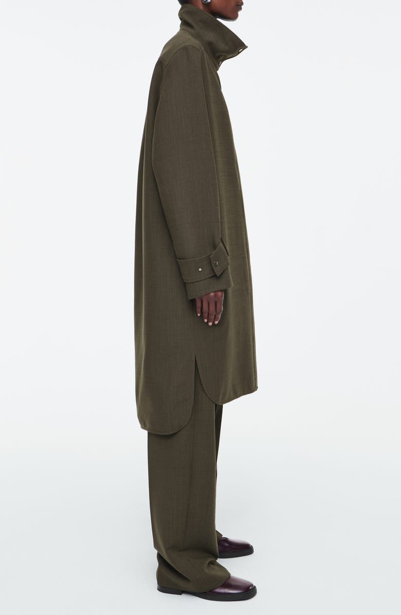 COS Stand Collar Shirtdress, Alternate, color,